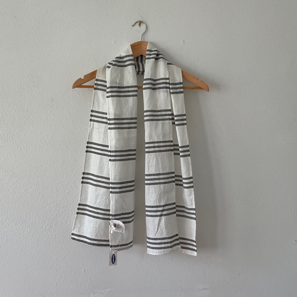 Old Navy Stripe Scarf Lightweight Woven